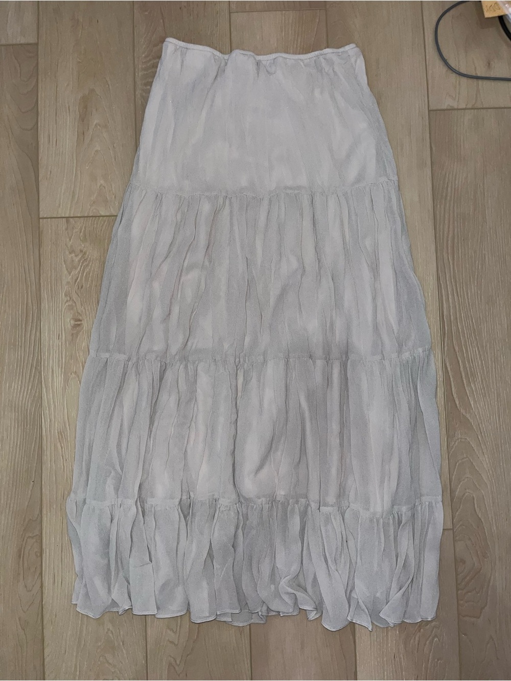 Tiered Maxi Skirt